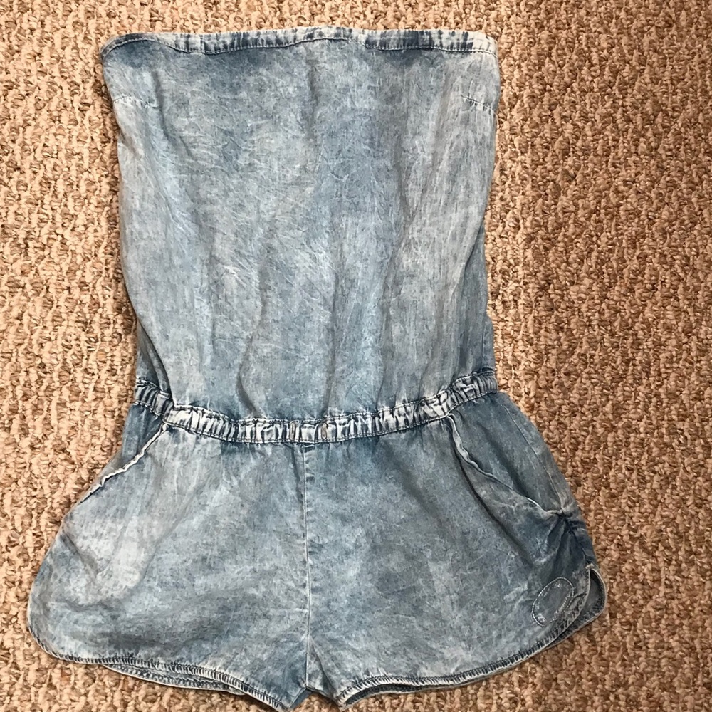 Blue romper size medium